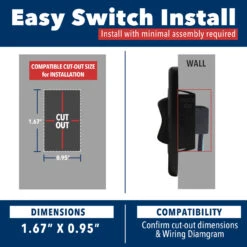 RV Slide Out Switch White 20 Amp Continuous 40 Amp Peak 5 Wire -RV accessories american technology rv slide out switch white 20 amp continuous 40 amp peak 5 wire 99596.1642095847
