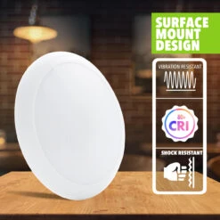 LED RV Boat Surface Ceiling Light 7" Slim LED Panel 12V 750LM -RV accessories led rv boat surface ceiling light 7 slim led panel 12v 750lm 66808.1642097390