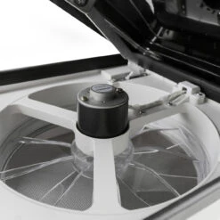 11" X 11" RV Roof Vent Fan Black Lid -RV accessories leisure coachworks 11 x 11 rv roof vent fan black lid 35872.1671153656
