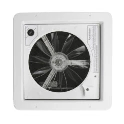 11" X 11" RV Roof Vent Fan Black Lid -RV accessories leisure coachworks 11 x 11 rv roof vent fan black lid 44016.1671153654