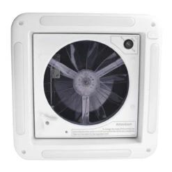 11" X 11" RV Roof Vent Fan With LED Light And Smoked Lid 5 11" X 11" RV Roof Vent Fan With LED Light And Smoked Lid -RV accessories leisure coachworks 11 x 11 rv roof vent fan with led light and smoked lid 43444.1642094390
