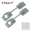 Leisure Coachworks 2-Pack Grey RV T-Style Door Holder Catch 6" For Latch Holder Camper Trailer Cargo Hatch (Grey, 6" 2-Pack) -RV accessories leisure coachworks 2 pack grey rv t style door holder catch 6 for latch holder camper trailer cargo hatch grey 6 2 pack 34045.1642097767
