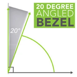 Angled Bezel For 8.5" Round Scare Light -RV accessories leisure coachworks angled bezel for 8.5 round scare light 95709.1642094498