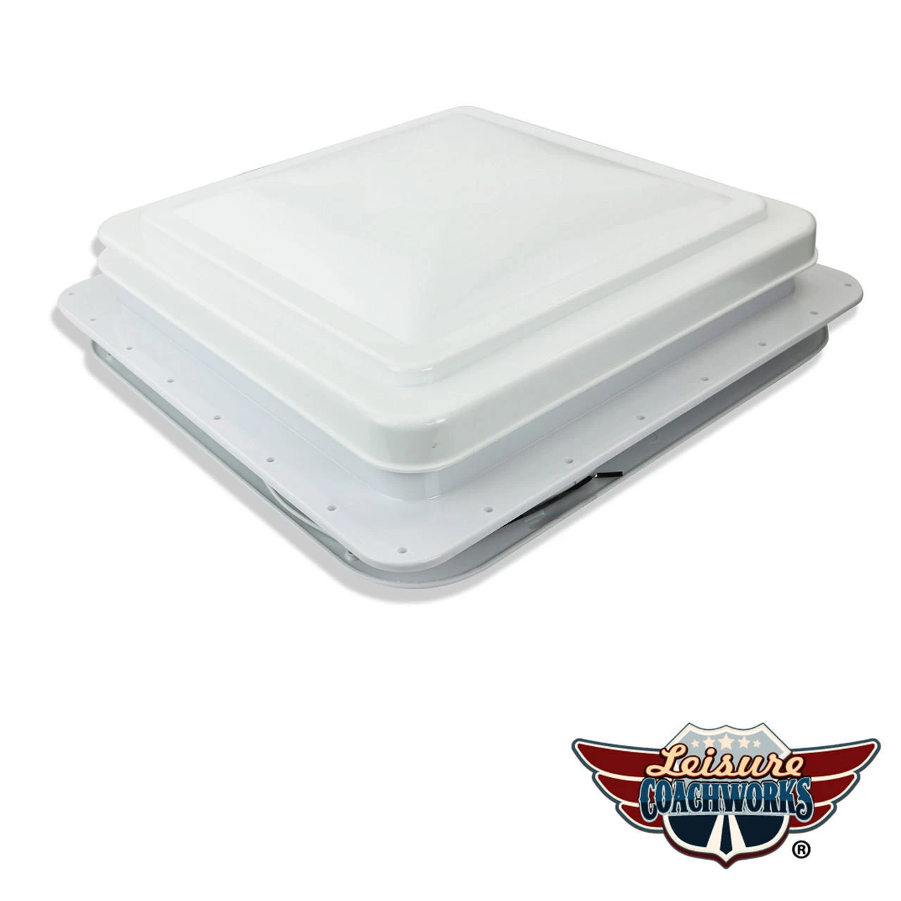 Leisure CW 14" RV Roof vent 12 volt power FAN w/ WHITE lid inner garnish ring W Leisure CW 14" RV Roof Vent 12 Volt Power FAN W/ WHITE Lid Inner Garnish Ring W -RV accessories leisure coachworks leisure cw 14 rv roof vent 12 volt power fan w white lid inner garnish ring w 37870.1699958882