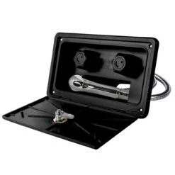 RV Exterior Shower Box Kit Cowboy Shower Outside Faucet With Lock -RV accessories leisure coachworks rv exterior shower box kit cowboy shower outside faucet with lock 02280.1642097769