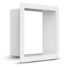 RV Roof Vent 6" Garnish - White -RV accessories leisure coachworks rv roof vent 6 garnish white 50263.1671067132