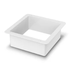 RV Roof Vent 6" Garnish - White -RV accessories leisure coachworks rv roof vent 6 garnish white 93990.1671067124