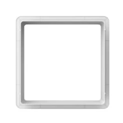 RV Roof Vent 6" Garnish - White -RV accessories leisure coachworks rv roof vent 6 garnish white 98395.1671067134