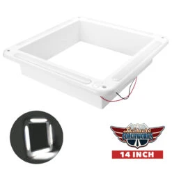 RV Roof Vent Garnish With LED