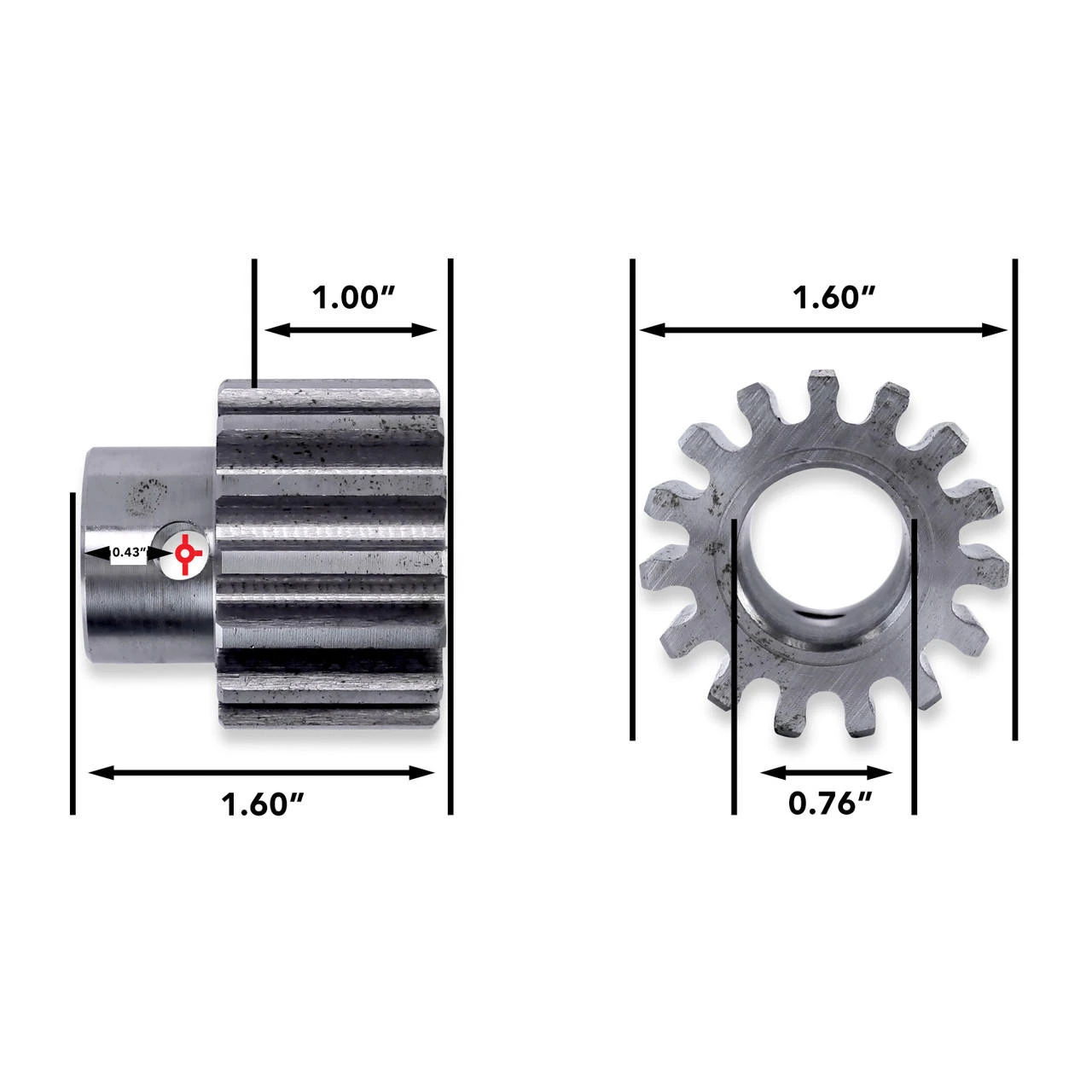 RV Slide Out System Gear 15 Tooth 1" Teeth - 3/4" Bore (Pins Not Included) RV Slide Out System Gear 15 Tooth 1" Teeth - 3/4" Bore (Pins Not Included) -RV accessories leisure coachworks rv slide out system gear 15 tooth 1 teeth 34 bore pins not included 98039.1678332650