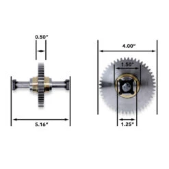 RV accessories 24 RV accessories -RV accessories leisure coachworks rv slide out system gear 48 tooth 12 teeth whub 50486.1678332723