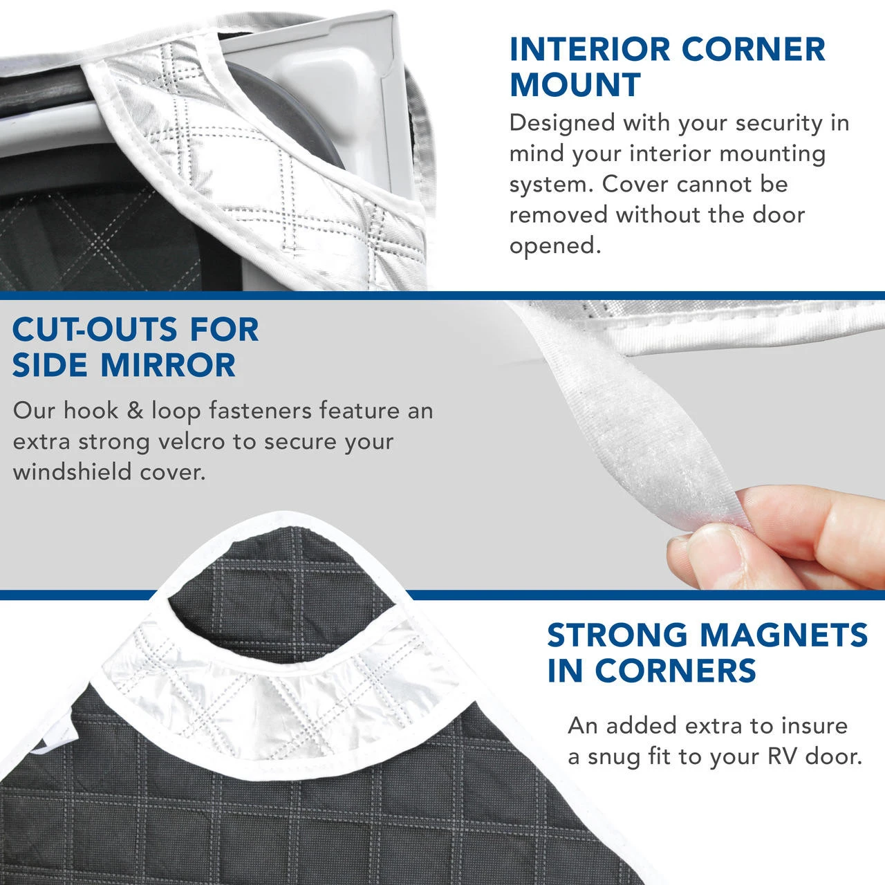RV Sunshade Silver Windshield Cover 4 Layer Insulation For Class C Ford 1997-2021 RV Sunshade Silver Windshield Cover 4 Layer Insulation For Class C Ford 1997-2021 -RV accessories leisure coachworks rv sunshade silver windshield cover 4 layer insulation for class c ford 1997 2021 86181.1642094764