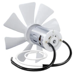 RV Vent Motor With Fan Blade 12 Volt Home Bathroom -RV accessories leisure coachworks rv vent motor with fan blade 12 volt home bathroom 76673.1653682717