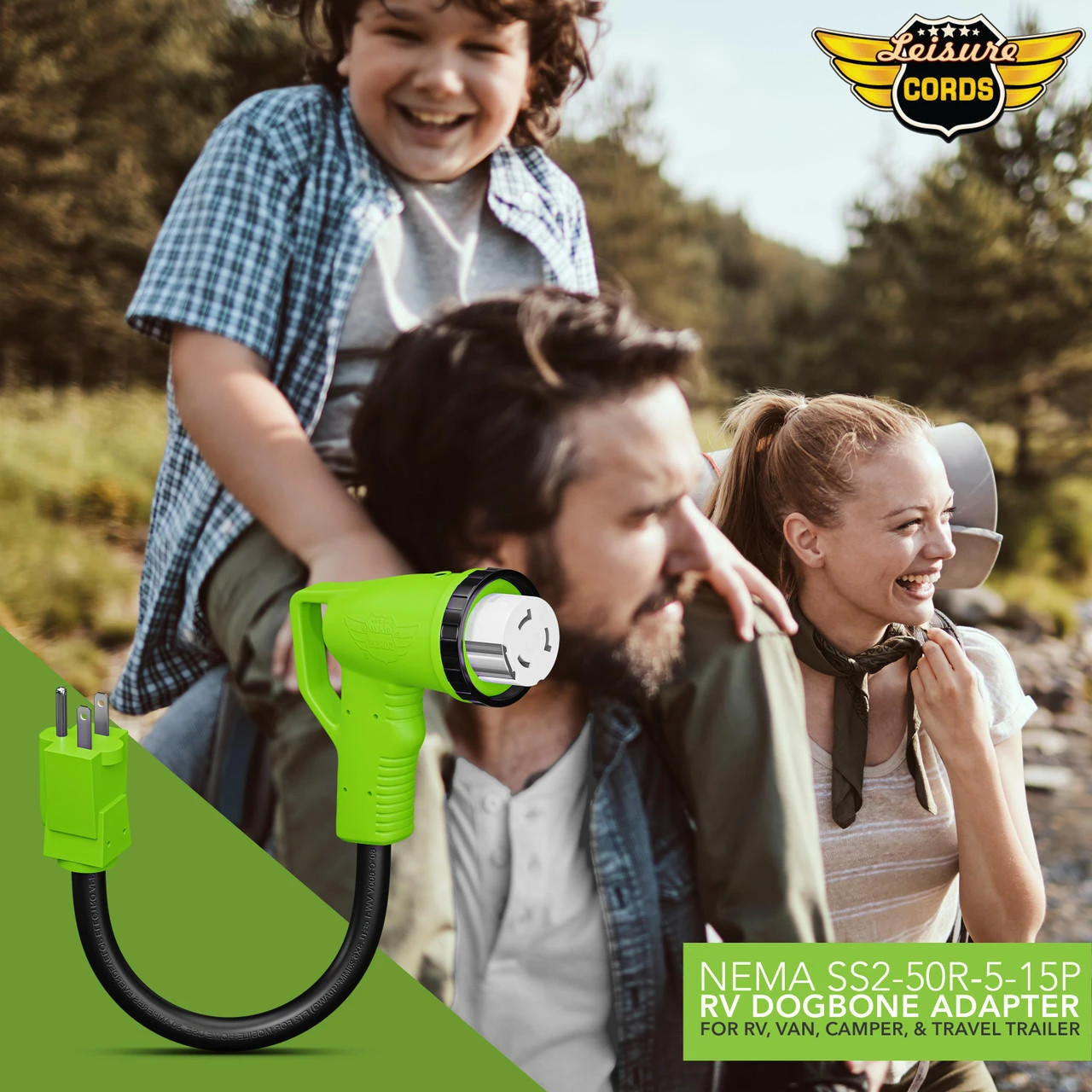 12" 90-Degree Dogbone RV Adapter 15 Amp Male and 50 Amp Female with Twist Lock and LED Power indicator (15 Amp Male - 50 Amp Female Twist) 12" 90-Degree Dogbone RV Adapter 15 Amp Male And 50 Amp Female With Twist Lock And LED Power Indicator (15 Amp Male - 50 Amp Female Twist) -RV accessories leisure cords 12 90 degree dogbone rv adapter 15 amp male and 50 amp female with twist lock and led power indicator 15 amp male 50 amp female twist 85560.1671672541