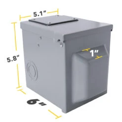 125V 30 Amp Power Outlet Box Weatherproof RV Trailer NEMA TT-30R -RV accessories leisure cords 125v 30 amp power outlet box weatherproof rv trailer nema tt 30r 59717.1642098124