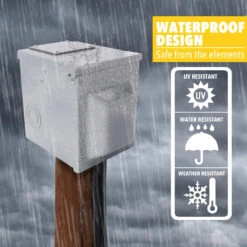 125V 30 Amp Power Outlet Box Weatherproof RV Trailer NEMA TT-30R -RV accessories leisure cords 125v 30 amp power outlet box weatherproof rv trailer nema tt 30r 75903.1642098731