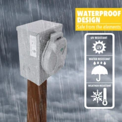 30 Amp Generator Power Inlet Box NEMA L14-30P 120 Volt ETL Listed -RV accessories leisure cords 30 amp generator power inlet box nema l14 30p 120 volt etl listed 04296.1642097754