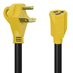 30 Amp Male To 15 Amp Female 12" Dogbone Adapter RV Electrical Converter Cord Cable -RV accessories leisure cords 30 amp male to 15 amp female 12 dogbone adapter rv electrical converter cord cable 13280.1678765109
