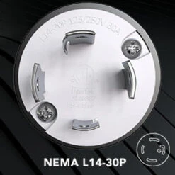 30 AMP Replacement 4-Prong Locking Female And Male Power Cord Ends NEMA L14-30 -RV accessories leisure cords 30 amp replacement 4 prong locking female and male power cord ends nema l14 30 26638.1645899040