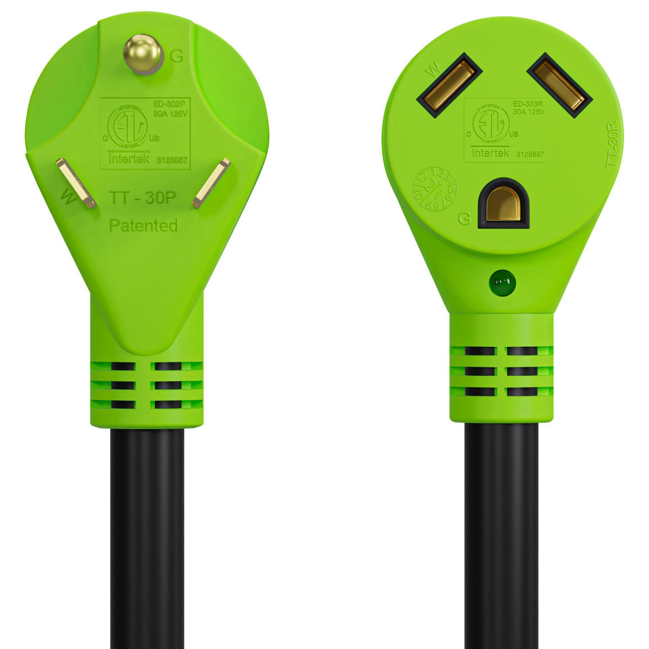 30 amp RV Power Extension Cord with LED Power indictor - 30 Amp Male to 30 Amp Female Standard Plug 15 Foot 30 Amp RV Power Extension Cord With LED Power Indictor - 30 Amp Male To 30 Amp Female Standard Plug 15 Foot -RV accessories leisure cords 30 amp rv power extension cord with led power indictor 30 amp male to 30 amp female standard plug 15 foot 27254.1664407304