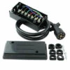 7 Way Plug Inline Trailer Cord With 7 Gang Weatherproof Junction Box (6-Foot) -RV accessories leisure cords 7 way plug inline trailer cord with 7 gang weatherproof junction box 6 foot 14692.1642097026