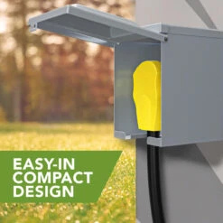 Gen RV 12" L14-30P 30Amp Locking 4-Prong Plug To Standard RV Receptacle Generator Adapter With Grip -RV accessories leisure cords gen rv 12 l14 30p 30amp locking 4 prong plug to standard rv receptacle generator adapter with grip 09209.1688366706