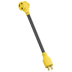 Gen RV 18" 30 AMP Locking 3 Or 4 Prong Plug To Standard RV TT-30R Receptacle Generator Adapter With Grip 10 Gen RV 18" 30 AMP Locking 3 Or 4 Prong Plug To Standard RV TT-30R Receptacle Generator Adapter With Grip -RV accessories leisure cords gen rv 18 30 amp locking 3 or 4 prong plug to standard rv tt 30r receptacle generator adapter with grip 73325.1681446427