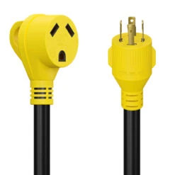 Gen RV 18" 30 AMP Locking 3 Or 4 Prong Plug To Standard RV TT-30R Receptacle Generator Adapter With Grip 9 Gen RV 18" 30 AMP Locking 3 Or 4 Prong Plug To Standard RV TT-30R Receptacle Generator Adapter With Grip -RV accessories leisure cords gen rv 18 30 amp locking 3 or 4 prong plug to standard rv tt 30r receptacle generator adapter with grip 89718.1681446419