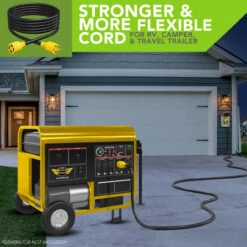 Gen RV 30 Amp Generator Cord, 4-Prong 10 Gauge Heavy Duty L14-30 Generator Power Cord Up To 7,500W -RV accessories leisure cords gen rv 30 amp generator cord 4 prong 10 gauge heavy duty l14 30 generator power cord up to 7500w 08391.1685771519