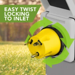 Locking Power Cord Adapter 30A Male To 30Amp Female Twist Power Cord Male To Female Camper Generator Cable Adapter Electrical Converter Plug -RV accessories leisure cords locking power cord adapter 30a male to 30amp female twist power cord male to female camper generator cable adapter electrical converter plug 97374.1691566825