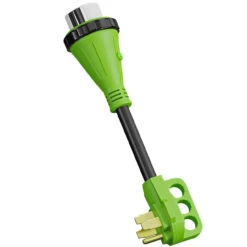 Power Cord Plug Adapter 50 Amp Male To 50 Amp Twist To Lock Female 12" RV Electrical Converter Cord Cable With LED Indicator Light -RV accessories leisure cords power cord plug adapter 50 amp male to 50 amp twist to lock female 12 rv electrical converter cord cable with led indicator light 05447.1694507823