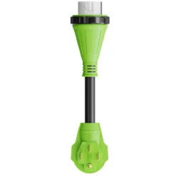 Power Cord Plug Adapter 50 Amp Male To 50 Amp Twist To Lock Female 12" RV Electrical Converter Cord Cable With LED Indicator Light -RV accessories leisure cords power cord plug adapter 50 amp male to 50 amp twist to lock female 12 rv electrical converter cord cable with led indicator light 52888.1694507819