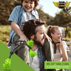 RV Y Adapter Cord 50 Amp Male Plug To Two 30 Amp Female 24" With Handle 11 RV Y Adapter Cord 50 Amp Male Plug To Two 30 Amp Female 24" With Handle -RV accessories leisure cords rv y adapter cord 50 amp male plug to two 30 amp female 24 with handle 49747.1674613147