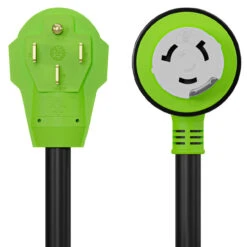 Twist Lock RV 50 Amp Power Cord With LED Power Indictor - 50 Amp Male To 50 Amp Female Locking Plug 50 Foot -RV accessories leisure cords twist lock rv 50 amp power cord with led power indictor 50 amp male to 50 amp female locking plug 50 foot 88383.1678319694