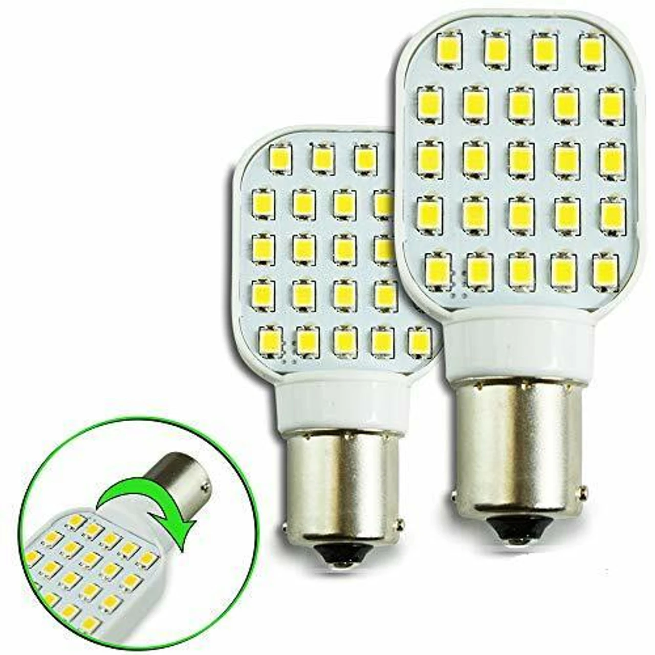 Leisure LED 1156 Rotating Light Bulb 300 Lumen 1141 1156 Wedge RV Interior LED Light 24-SMD Camper Trailer Lamp Bulb 10-24V Leisure LED 1156 Rotating Light Bulb 300 Lumen 1141 1156 Wedge RV Interior LED Light 24-SMD Camper Trailer Lamp Bulb 10-24V -RV accessories leisure led 1156 rotating light bulb 300 lumen 1141 1156 wedge rv interior led light 24 smd camper trailer lamp bulb 10 24v 22353.1674674125