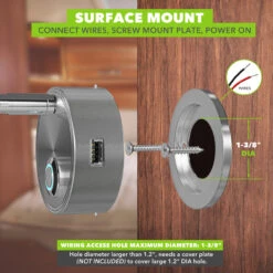 Leisure LED 4" 12V RV Interior Reading Light With Touch Activated Dimming Settings/Multi-Color Modes, Brushed Nickel Finish -RV accessories leisure led 12v rv interior reading light with touch activated dimming settingsmulti color modes 41429.1664407321