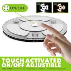 Leisure LED 12V RV LED Ceiling Dome Multi Color Touch Dimmable Slim Surface Mount Puck Light Fixture Interior Lighting For Car/RV/Trailer/Camper/Boat 12V 3000K-4500K 353 Lumen 4 Leisure LED 12V RV LED Ceiling Dome Multi Color Touch Dimmable Slim Surface Mount Puck Light Fixture Interior Lighting For Car/RV/Trailer/Camper/Boat 12V 3000K-4500K 353 Lumen -RV accessories leisure led 12v rv led ceiling dome multi color touch dimmable slim surface mount puck light fixture interior lighting for carrvtrailercamperboat 12v 3000k 4500k 353 lumen 66201.1663801794