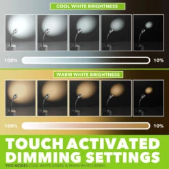 Leisure LED 8" 12V RV Flexible Gooseneck Interior Reading Light With Touch Activated Dimming Settings/Multi-Color Modes, Brushed Nickel Finish 5 Leisure LED 8" 12V RV Flexible Gooseneck Interior Reading Light With Touch Activated Dimming Settings/Multi-Color Modes, Brushed Nickel Finish -RV accessories leisure led 8 12v rv flexible gooseneck interior reading light with touch activated dimming settingsmulti color modes brushed nickel finish 05202.1664580225