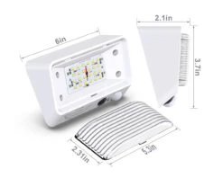 LED RV Exterior Porch Utility Light - 11-18v 300 Lumen Lighting Fixture With Motion Sensor -RV accessories leisure led led rv exterior porch utility light 11 18v 300 lumen lighting fixture with motion sensor 24869.1642091169
