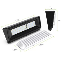 LED RV Exterior Porch Utility Light XL 12v 650 Lumen Lighting Fixture Black Base -RV accessories leisure led led rv exterior porch utility light xl 12v 650 lumen lighting fixture black base 43062.1642097379