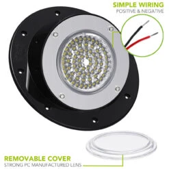 LED RV Exterior Round Surface Mount Porch Utility 12v 1100 Lumen Warrior Flood Lighting Fixture -RV accessories leisure led led rv exterior round surface mount porch utility 12v 1100 lumen warrior flood lighting fixture 44944.1660082628
