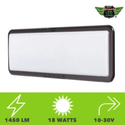 LED RV LED Ceiling Interior Light Fixture 1450 Lumen With Touch Dimmer Switch 12V 20 X 6" Natural White 4000-4500K With Bronze Trim -RV accessories leisure led led rv led ceiling interior light fixture 1450 lumen with touch dimmer switch 12v 20 x 6 natural white 4000 4500k with bronze trim 23329.1642093896
