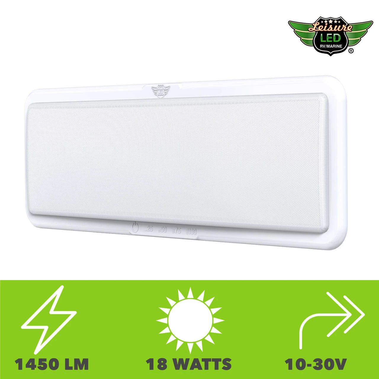 LED RV LED Ceiling Interior Light Fixture 1450 Lumen with Touch Dimmer Switch 12V 20 x 6" Natural White 4000-4500K With White Trim LED RV LED Ceiling Interior Light Fixture 1450 Lumen With Touch Dimmer Switch 12V 20 X 6" Natural White 4000-4500K With White Trim -RV accessories leisure led led rv led ceiling interior light fixture 1450 lumen with touch dimmer switch 12v 20 x 6 natural white 4000 4500k with white trim 50635.1642098704