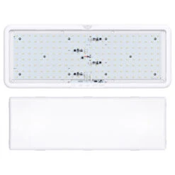 LED RV LED Ceiling Interior Light Fixture 2000 Lumen With Touch Dimmer Switch 12V 21 X 8" Natural White 4000-4500K With White Trim -RV accessories leisure led led rv led ceiling interior light fixture 2000 lumen with touch dimmer switch 12v 21 x 8 natural white 4000 4500k with white trim 93171.1663109981