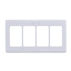 Leisure LED Modern Quadruple SPST On-Off Switch With Bezel, 12-Volt, For RV, Trailer, Camper, With Label Sticker -RV accessories leisure led modern quadruple spst on off switch with bezel 12 volt for rv trailer camper with label sticker 21995.1686117481