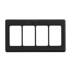 Leisure LED Modern Quadruple SPST On-Off Switch With Bezel, 12-Volt, For RV, Trailer, Camper, With Label Sticker -RV accessories leisure led modern quadruple spst on off switch with bezel 12 volt for rv trailer camper with label sticker 54049.1686117488