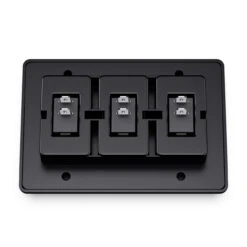 Leisure LED Modern Triple SPST On-Off Switch With Bezel, 12-Volt, For RV, Trailer, Camper, With Label Sticker -RV accessories leisure led modern triple spst on off switch with bezel 12 volt for rv trailer camper with label sticker 12238.1687501622