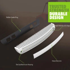 Leisure LED RV Curved Exterior Aluminum Porch Utility Light - 12v 3500 Lumen Curved Lighting Fixture. Replacement Lighting For RVs, Trailers, Campers, 5th Wheels -RV accessories leisure led rv curved exterior aluminum porch utility light 12v 3500 lumen curved lighting fixture replacement lighting for rvs trailers campers 5th wheels 68600.1660341959