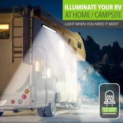 Leisure LED RV Exterior Porch Utility Light - 12v 3200 Lumen 17.7" Lighting Fixture. Replacement Lighting For RVs, Trailers, Campers, 5th Wheels -RV accessories leisure led rv exterior porch utility light 12v 3200 lumen 17.7 lighting fixture replacement lighting for rvs trailers campers 5th wheels 23627.1660342090