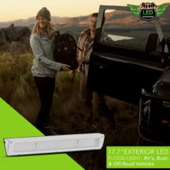 Leisure LED RV Exterior Porch Utility Light - 12v 3200 Lumen 17.7" Lighting Fixture. Replacement Lighting For RVs, Trailers, Campers, 5th Wheels -RV accessories leisure led rv exterior porch utility light 12v 3200 lumen 17.7 lighting fixture replacement lighting for rvs trailers campers 5th wheels 44338.1660342066